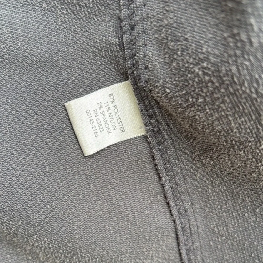 Christopher & Banks Women's SZ Medium Gray Mini Cord Velour Light‎ Jacket Fall